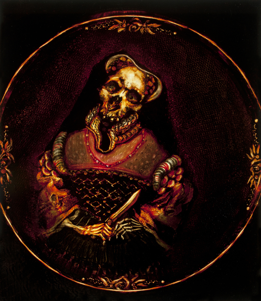 Oil on canvas from the collection Countess Elizabeth Bathory